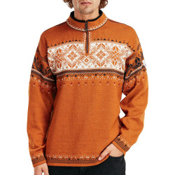 Dale of Norway Blyfjell Sweater Men's in Copper Off White Coffee Redrose